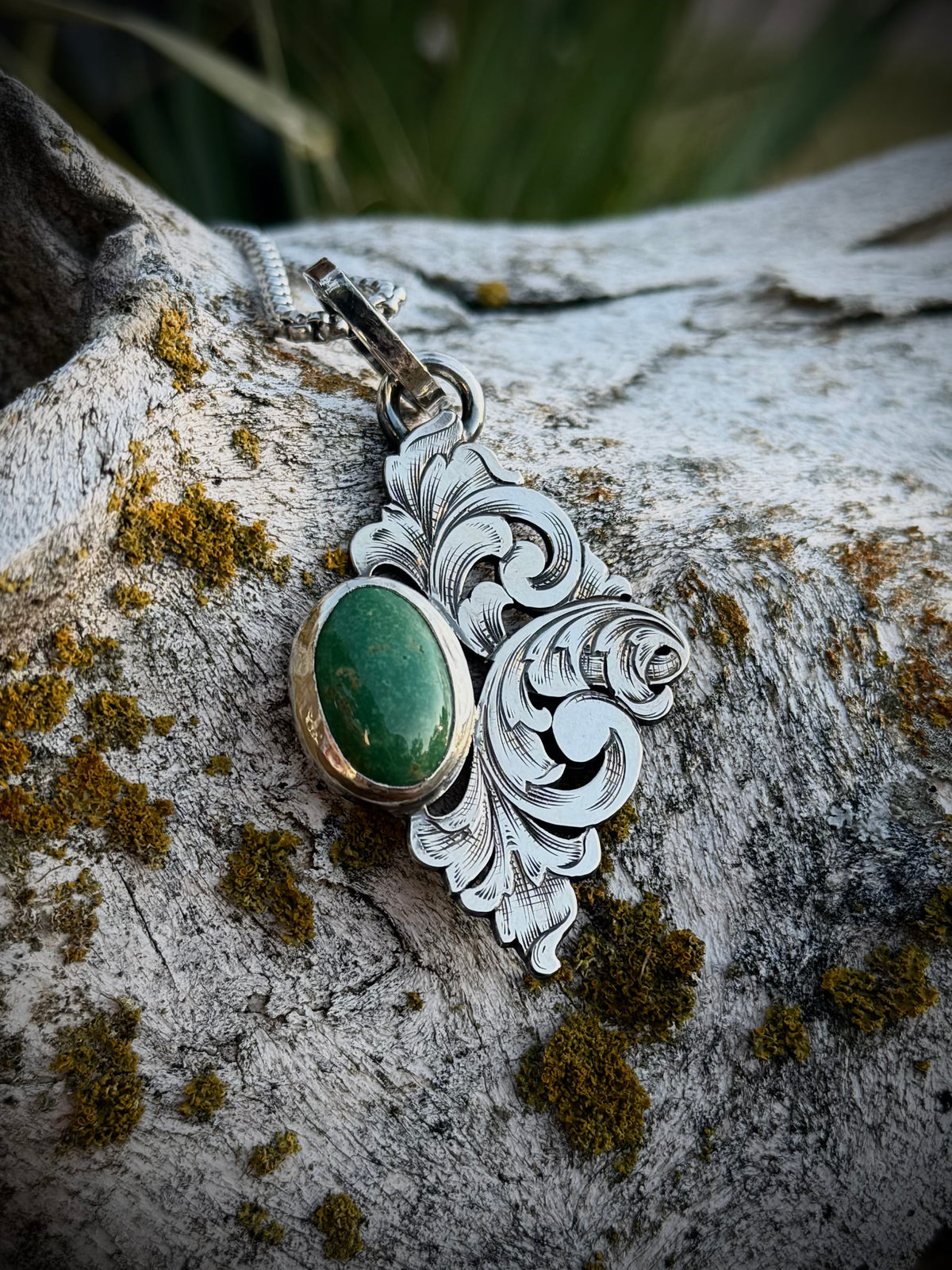 Turquoise & Scrolls