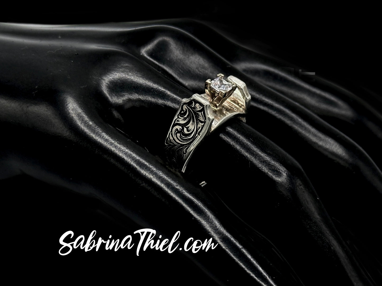 Sterling Ring Sz 7 3/4