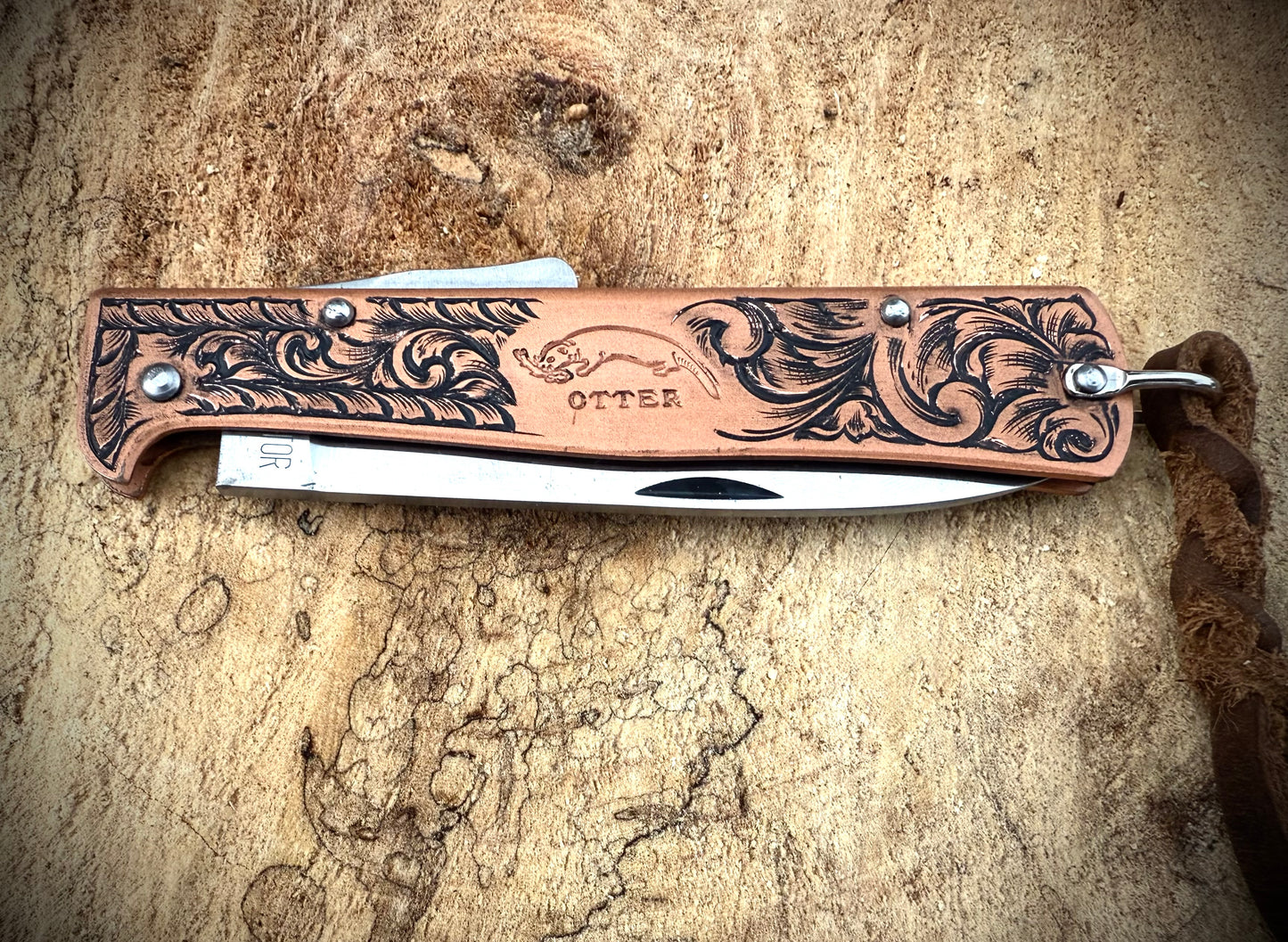 German Otter Knife Carbon Steel (customizeable)