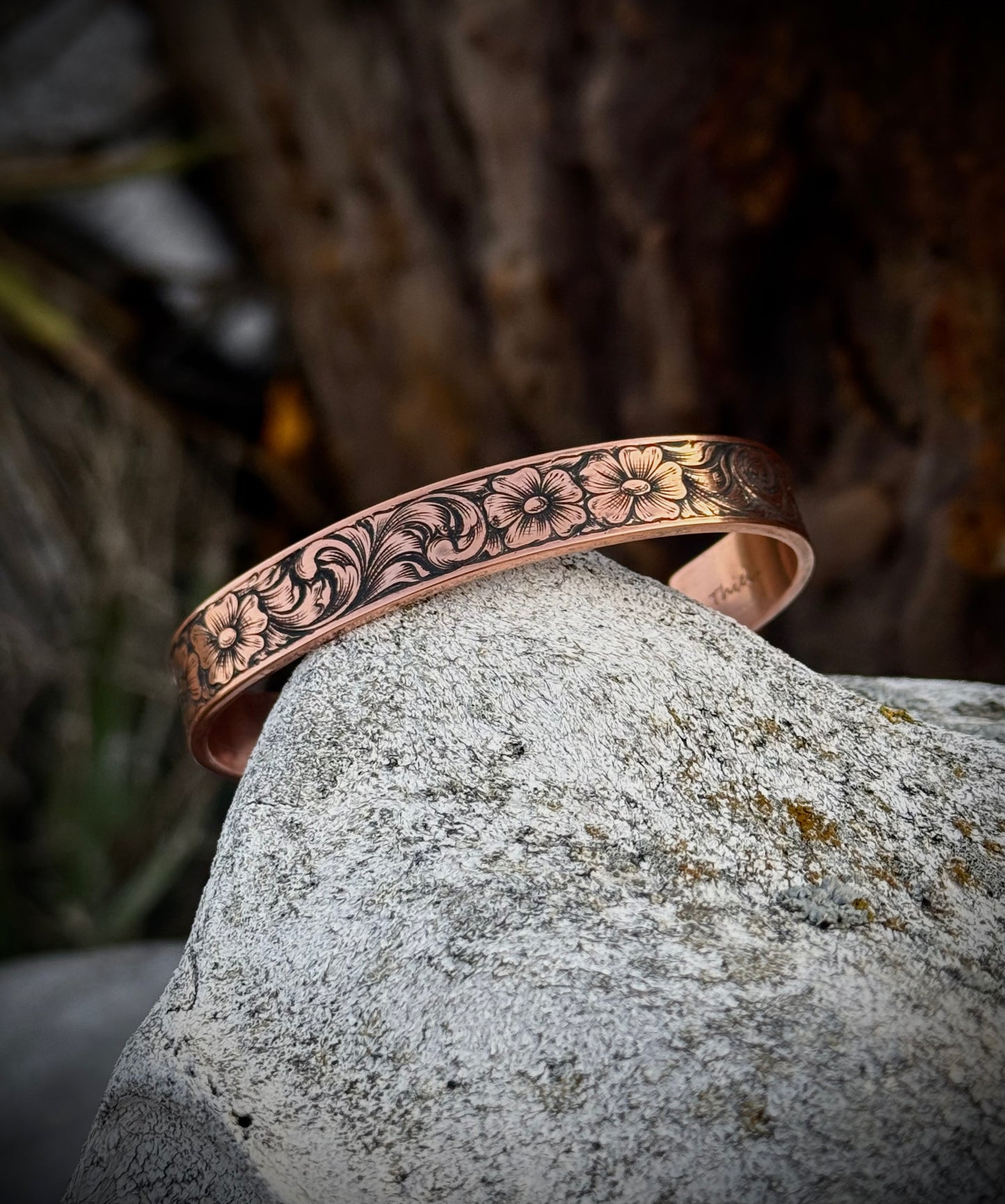 Copper Cuff 3/8” wide