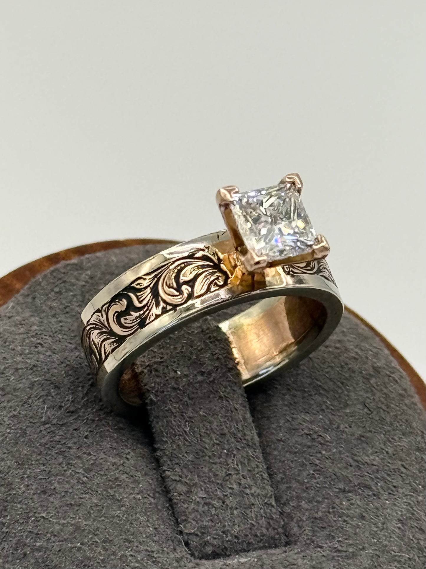 Two-Tone Gold Ring Sz 5.5