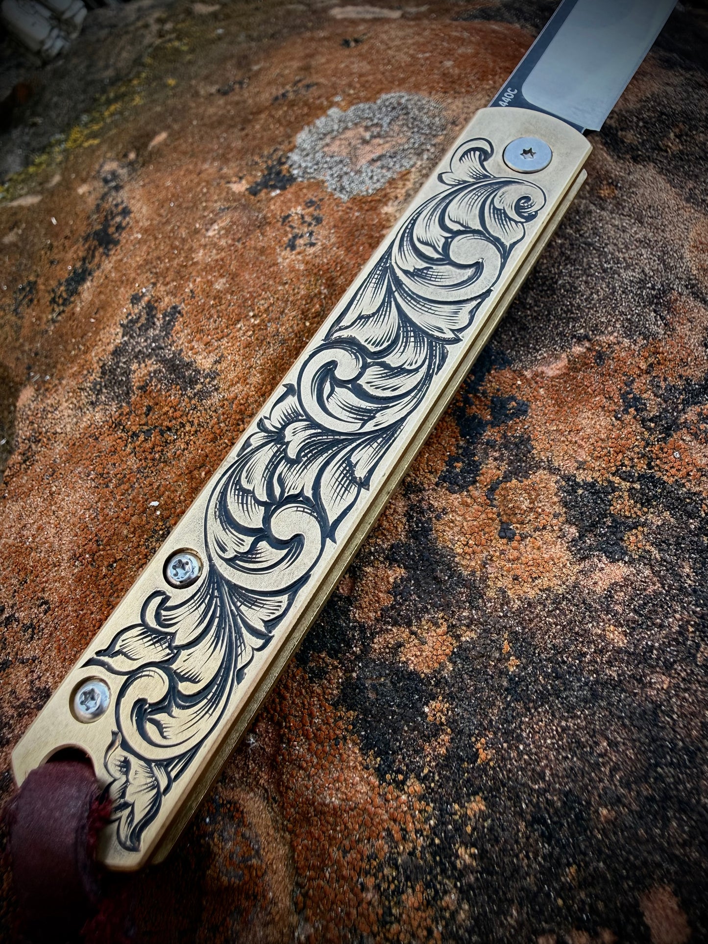 Boker Zenshin brass handle