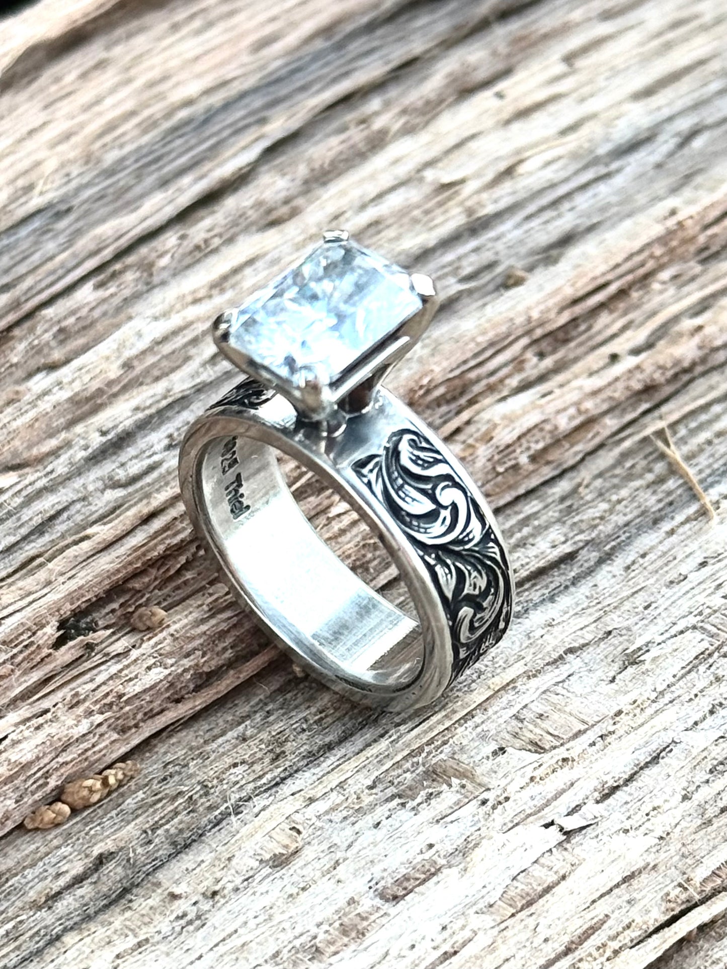 Moissanite Solitaire Sz 6.5