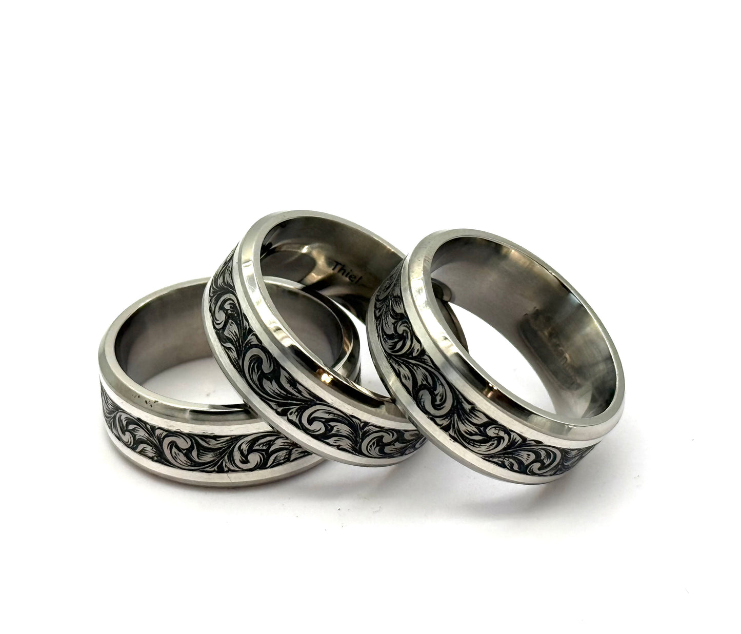 Titanium & Sterling (choose Size)