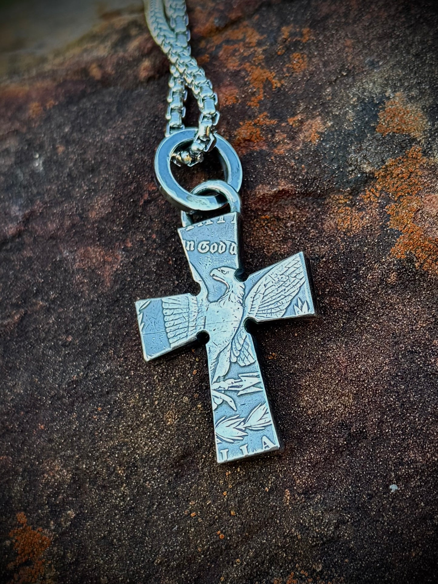 Silver Dollar Cross