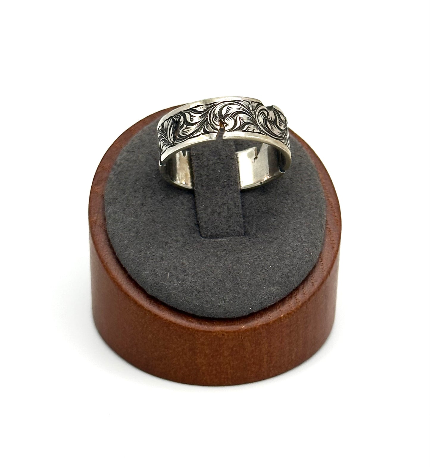 Sterling Ring Rustic Sz 10.5