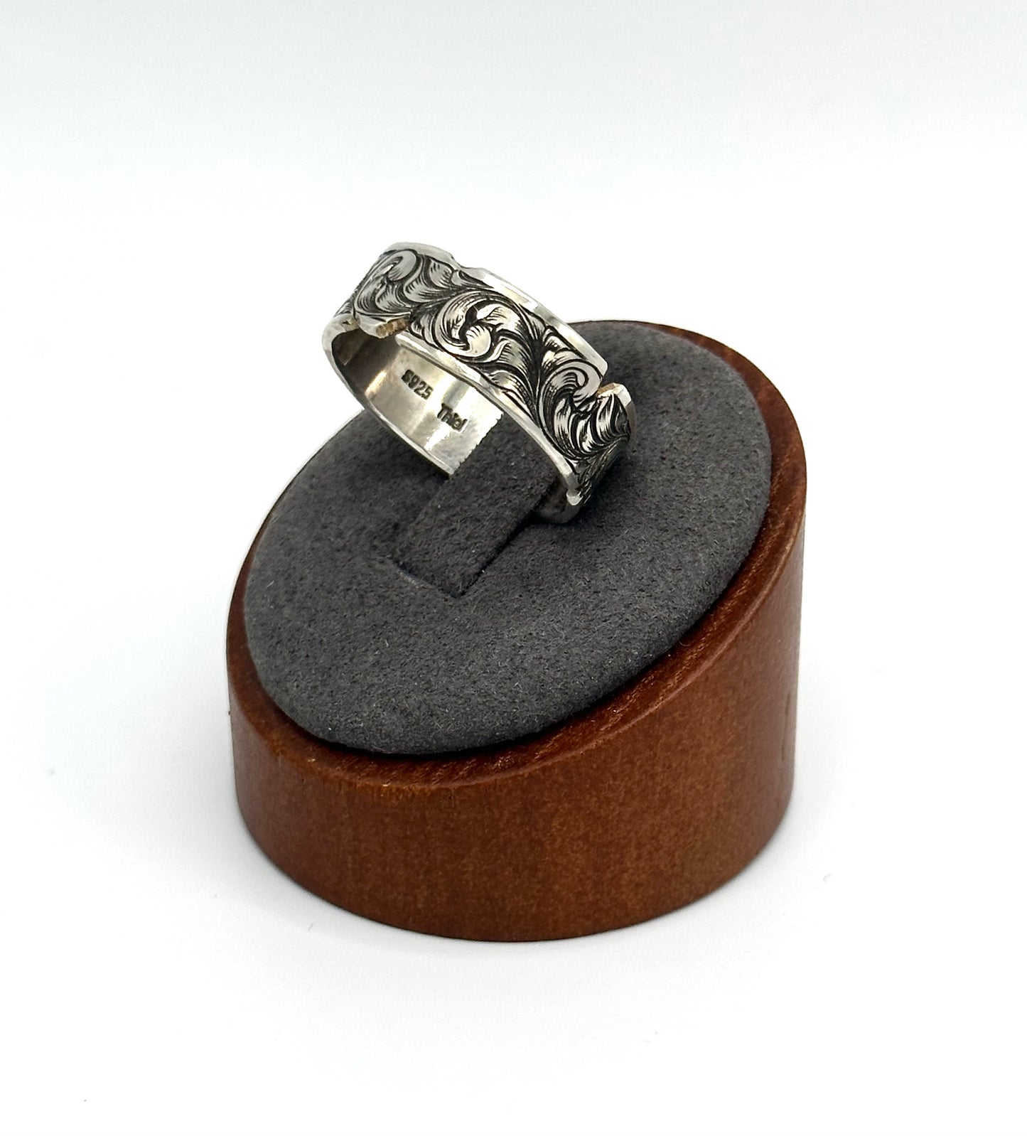 Sterling Ring Rustic Sz 11.5
