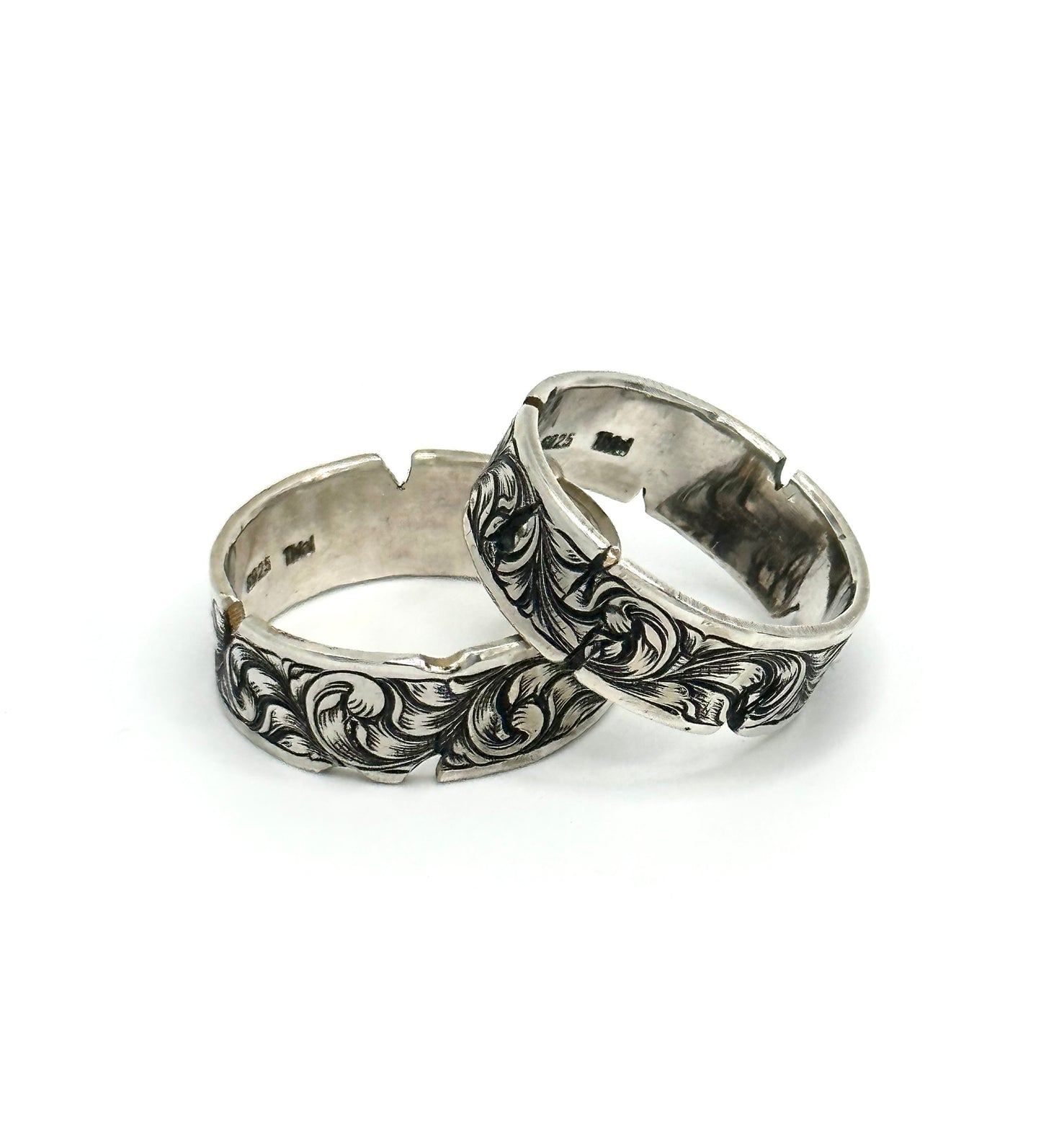 Sterling Ring Rustic Sz 11.5