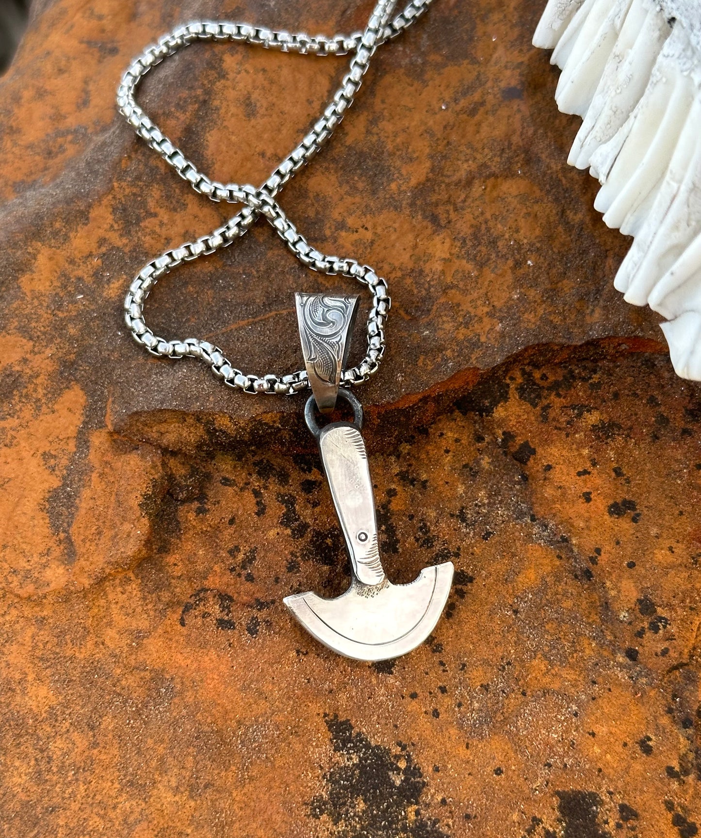 Half Moon Knife Pendant