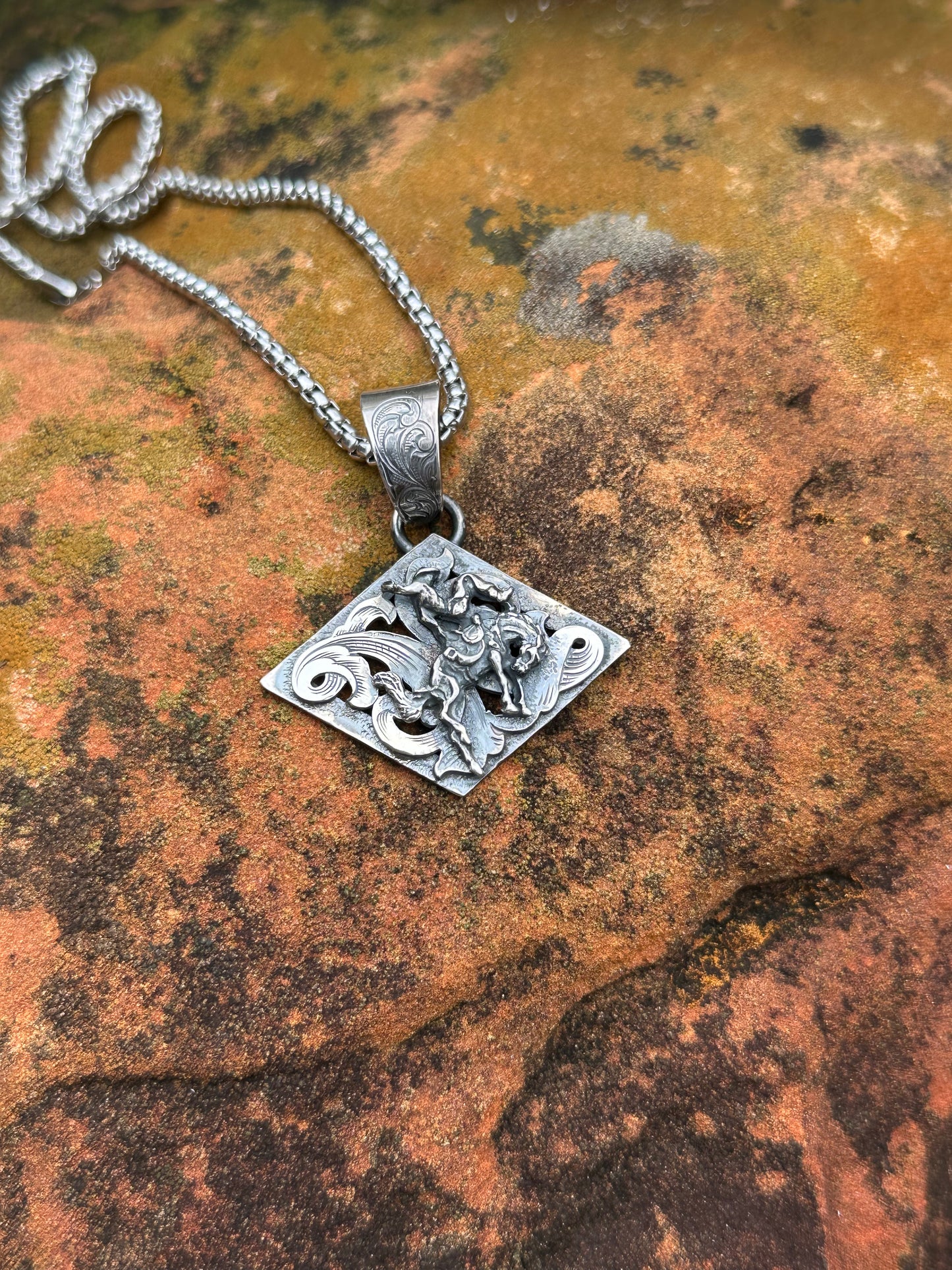 Bucking Horse Pendant I