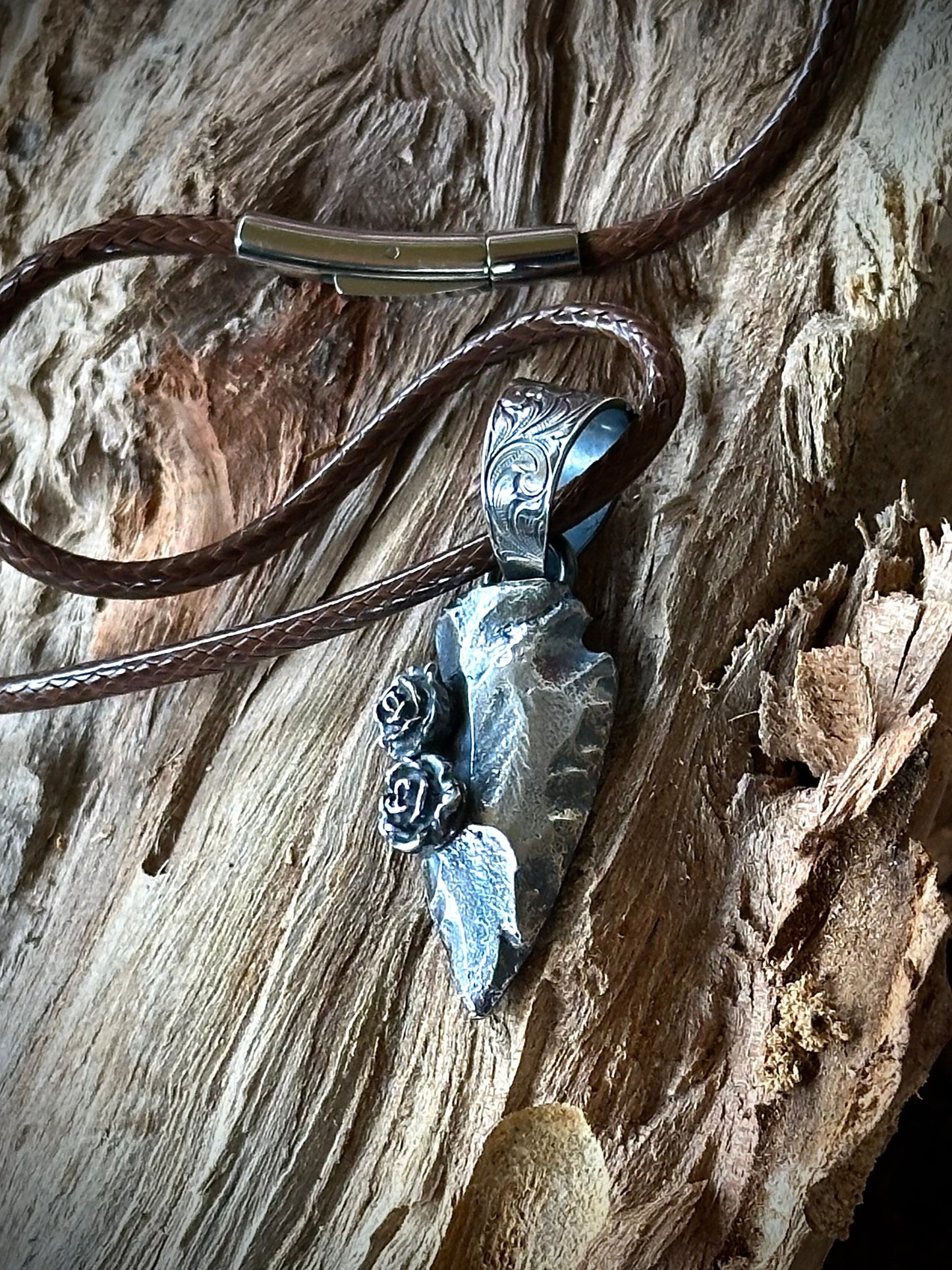 Sterling Arrowhead Pendant