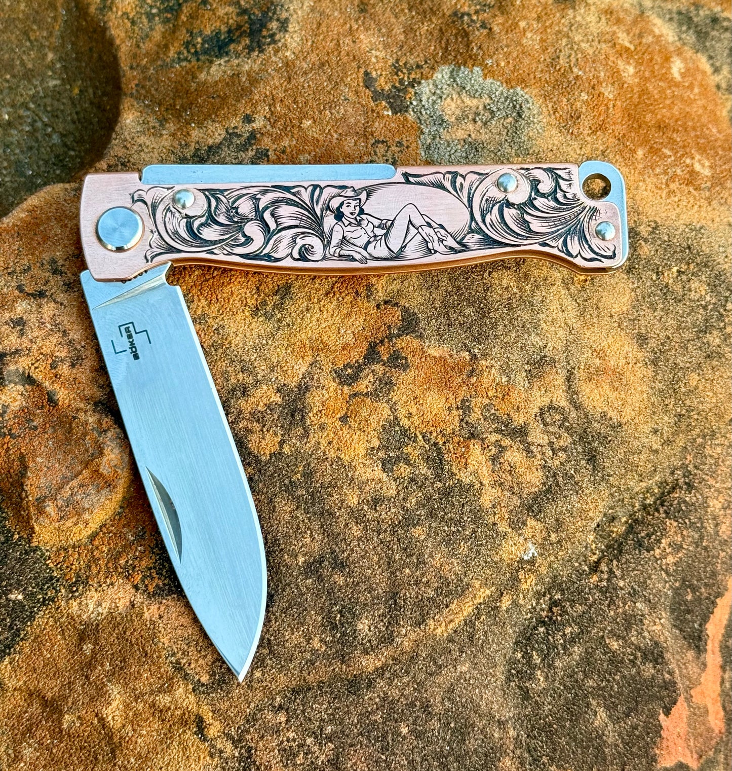 German Boker Folding Knife