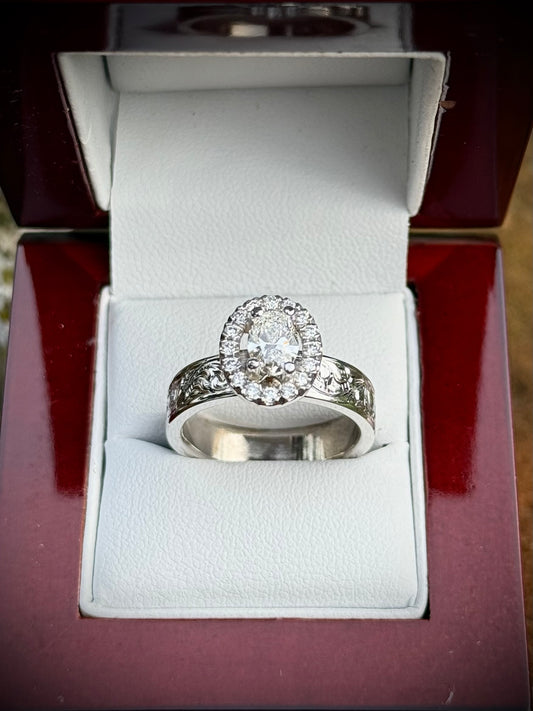 Engagement Ring Sz 7.5