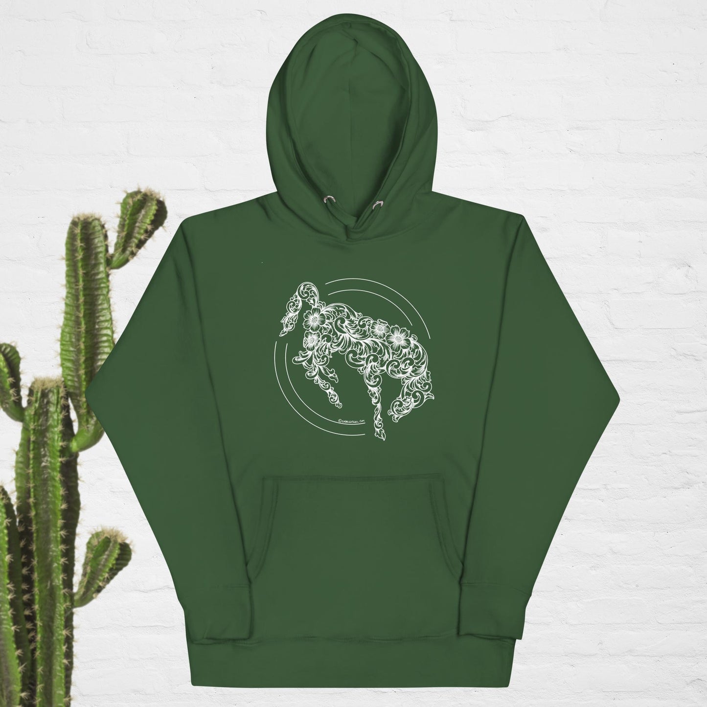 Hoodie Floral Bronc