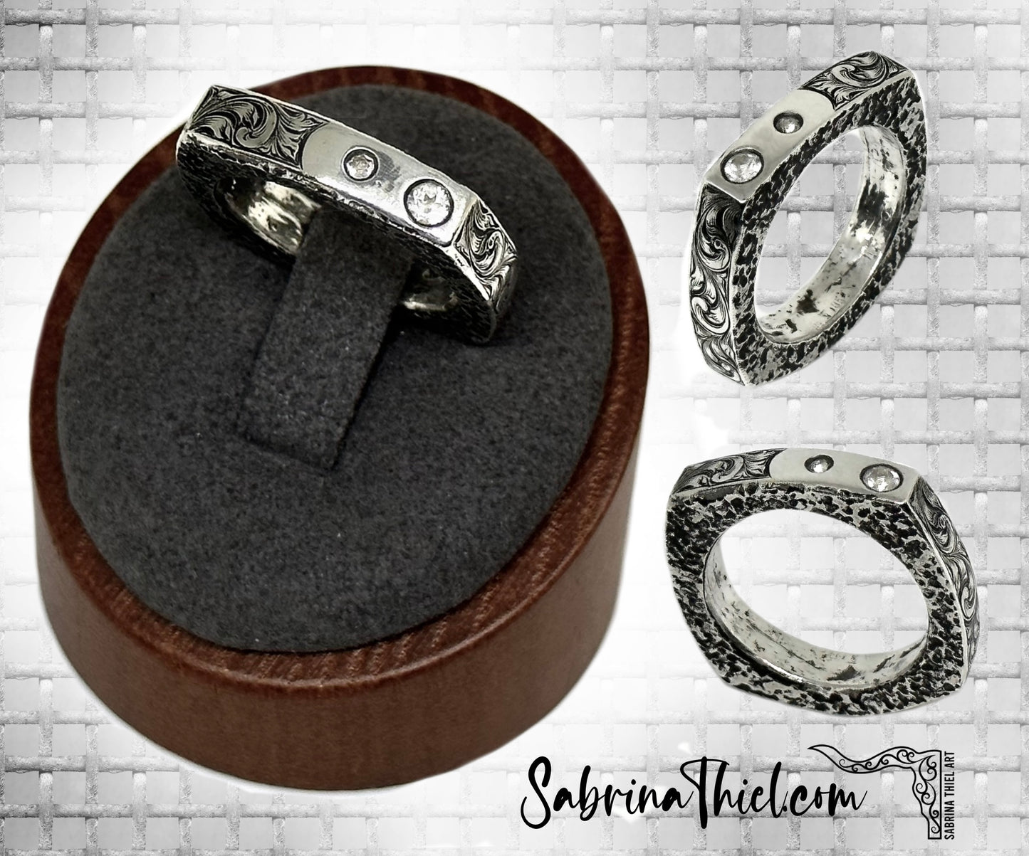 Sandcast Ring Sz 8.5