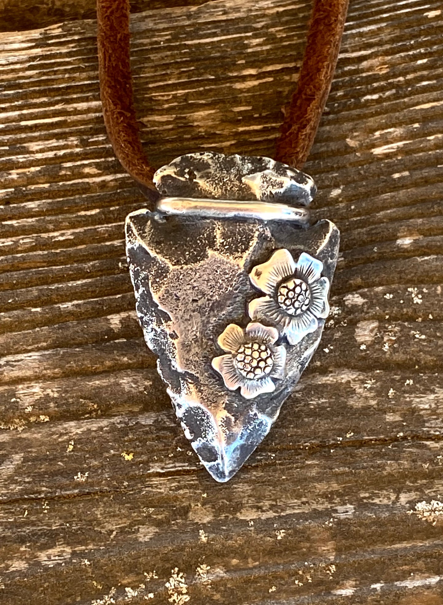 Arrowhead with Flowers