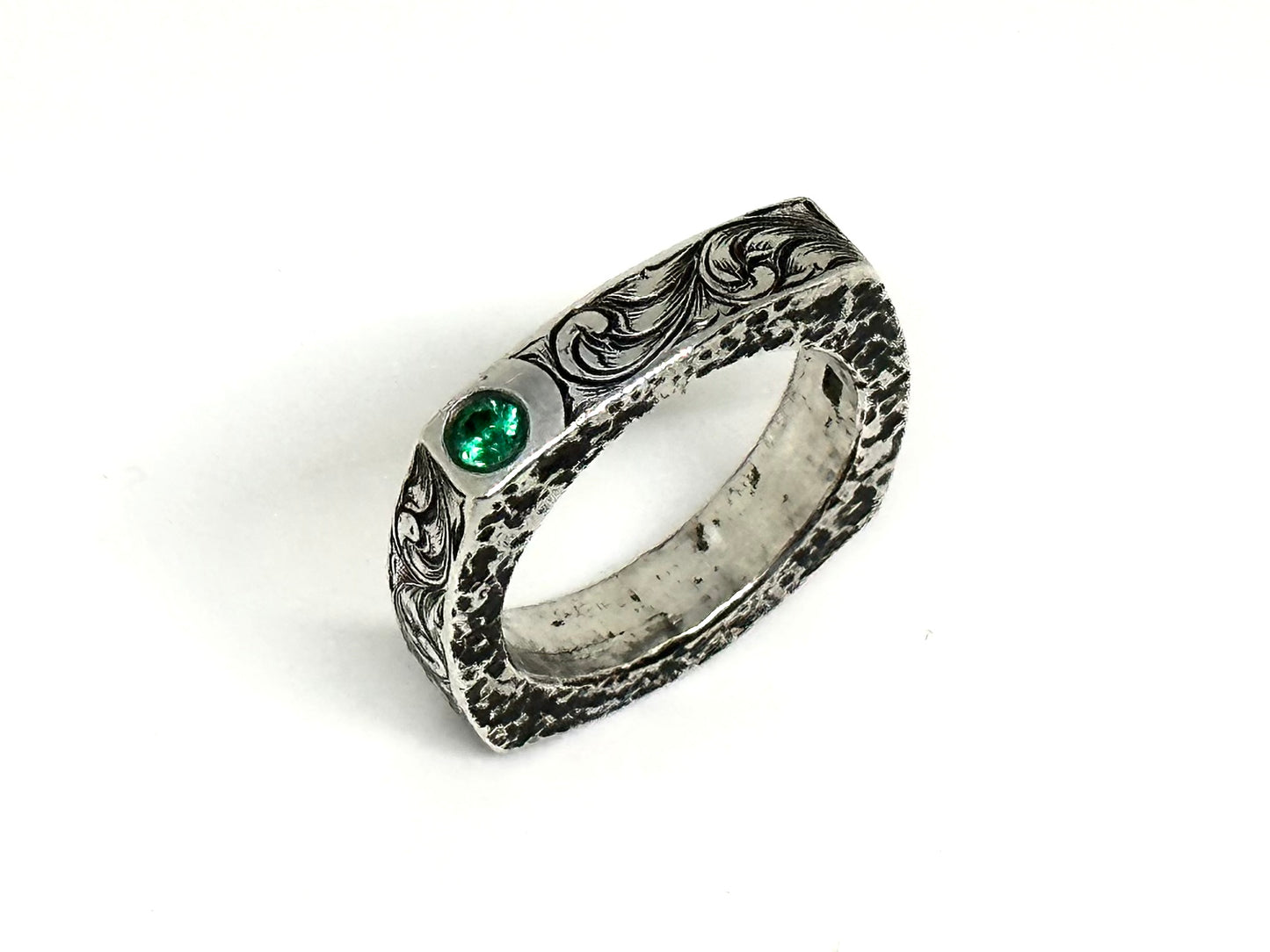 Sandcast Ring Sz 7.5