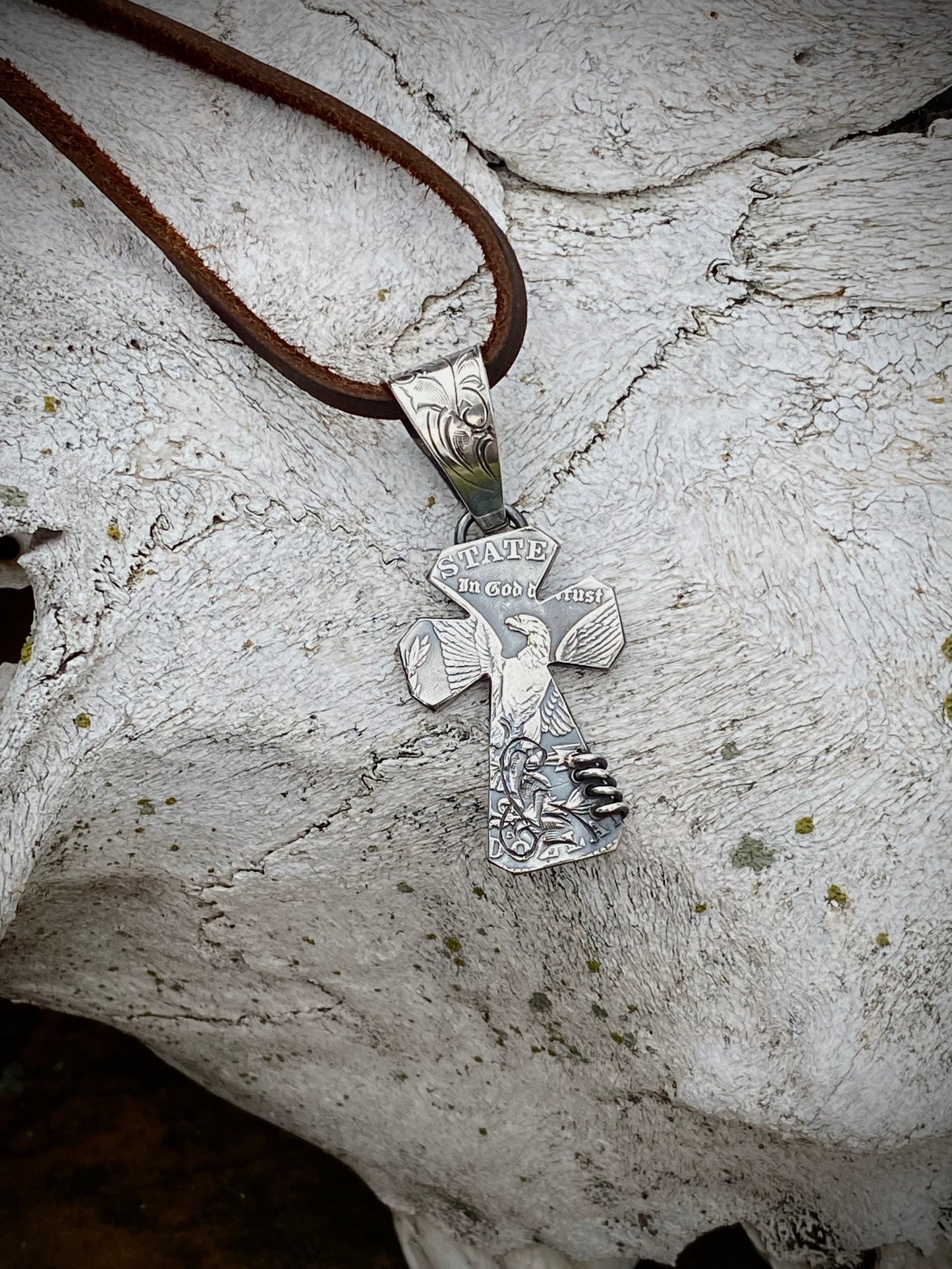 Silver Dollar Cross