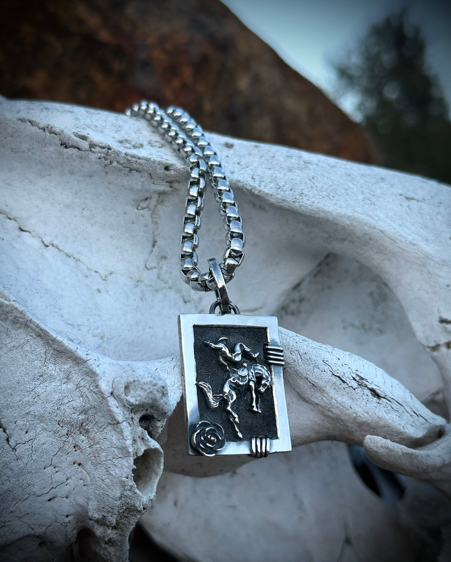 Bucking Horse Pendant