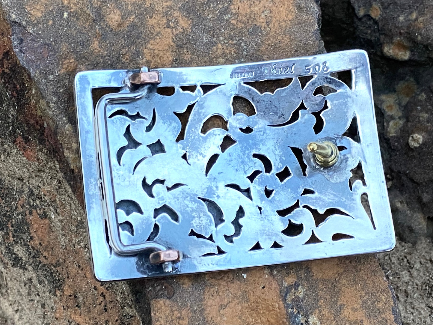 Sterling Filigree Buckle