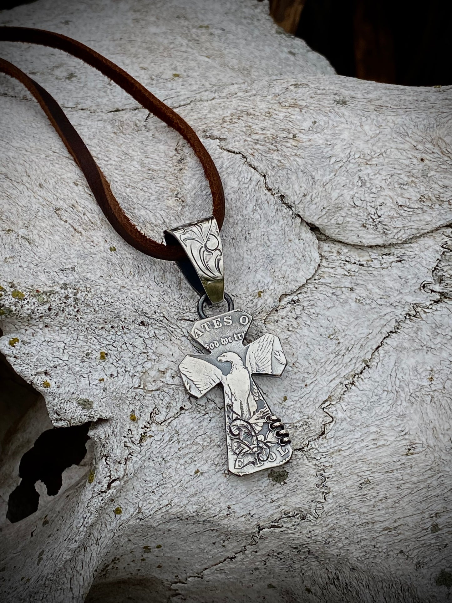 Silver Dollar Cross
