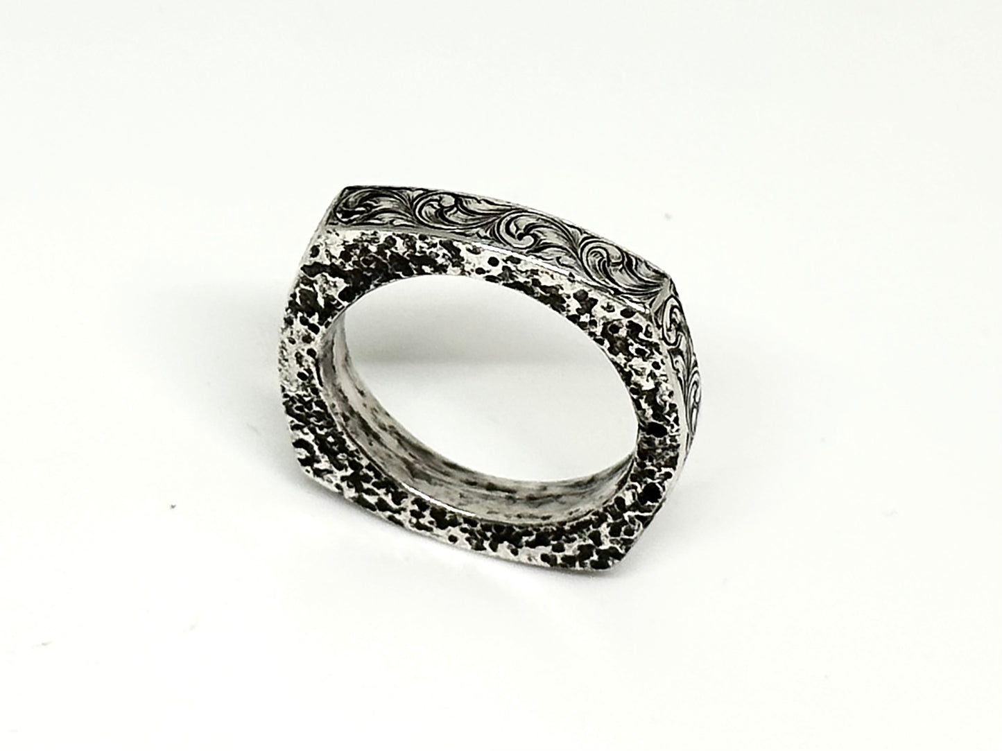 Men’s Sandcast Ring Sz 11.5