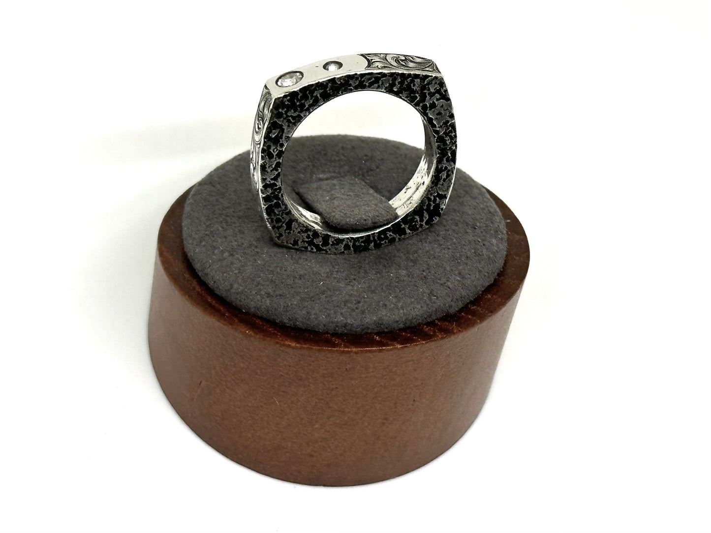 Sandcast Ring Sz 8.5
