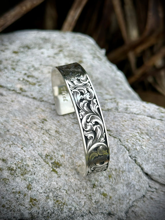 Sterling Cuff 1/2" wide - several sizes