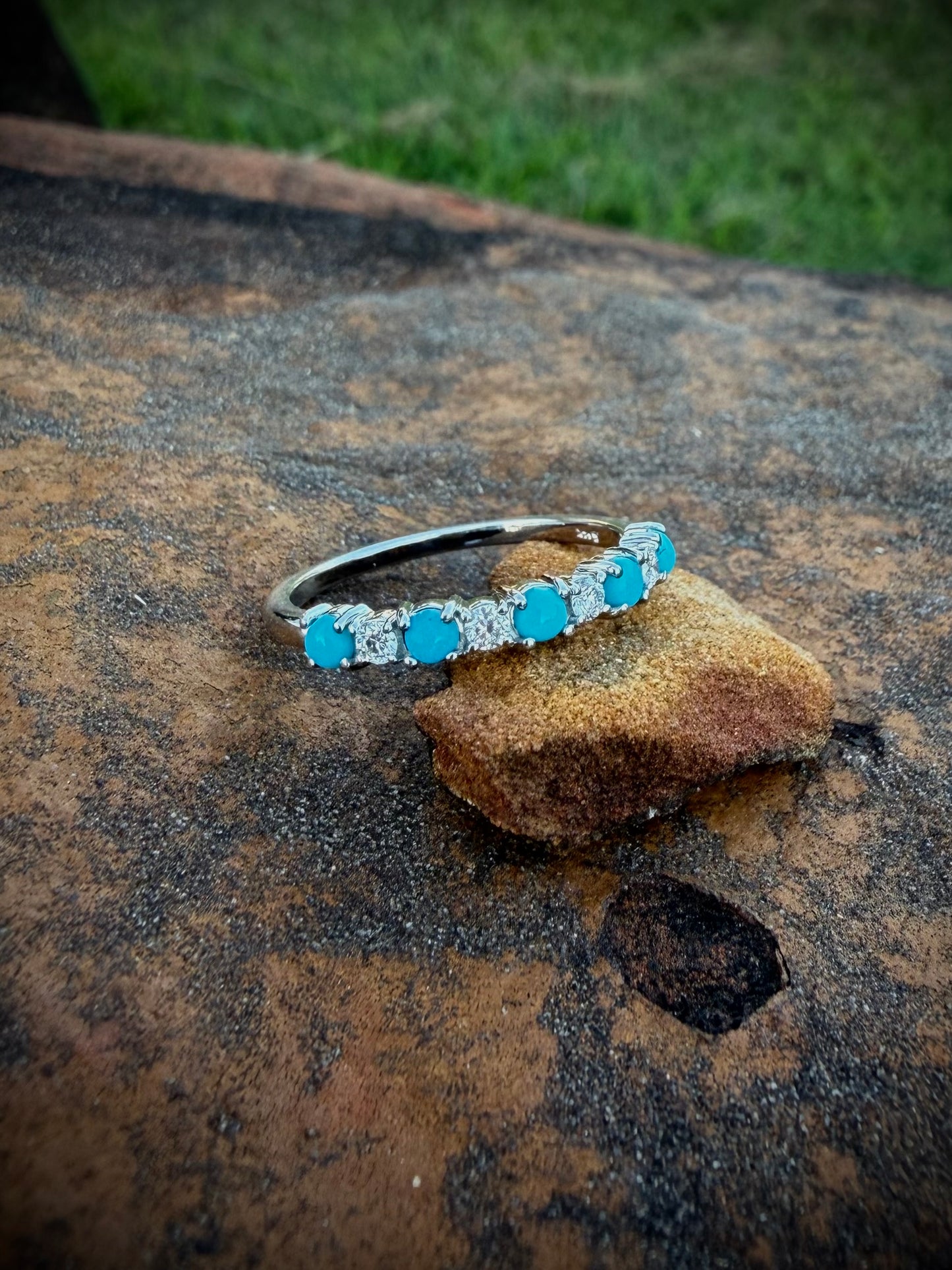 Diamond & Turquoise Band