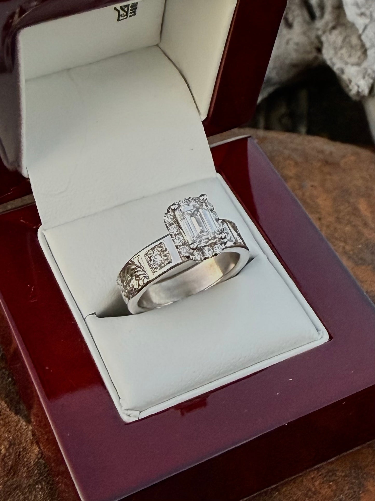 Engagement Ring Accented Sz 6.5