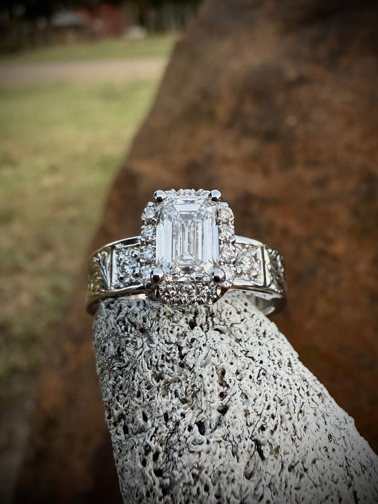 Engagement Ring Accented Sz 6.5