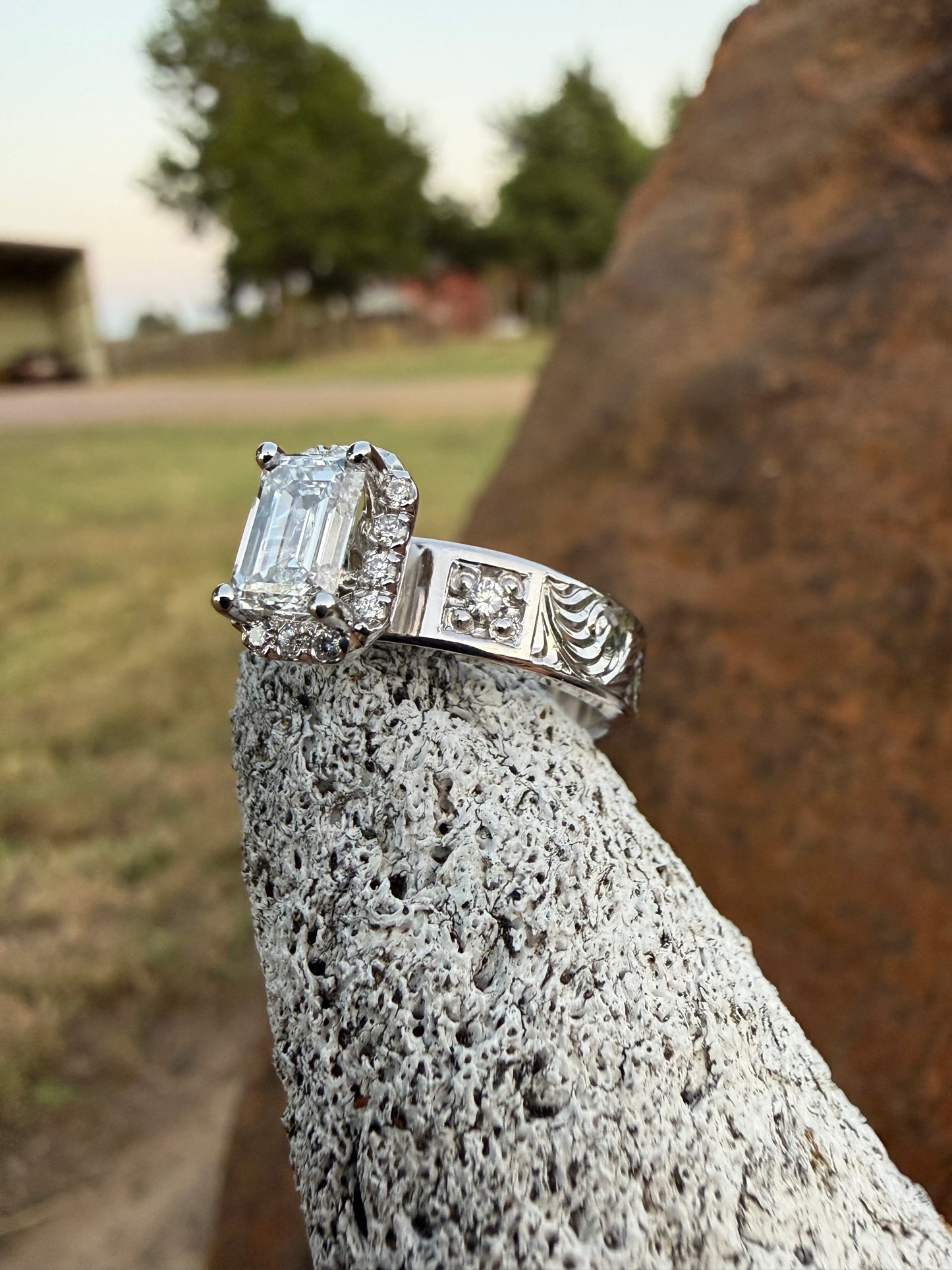 Engagement Ring Accented Sz 6.5