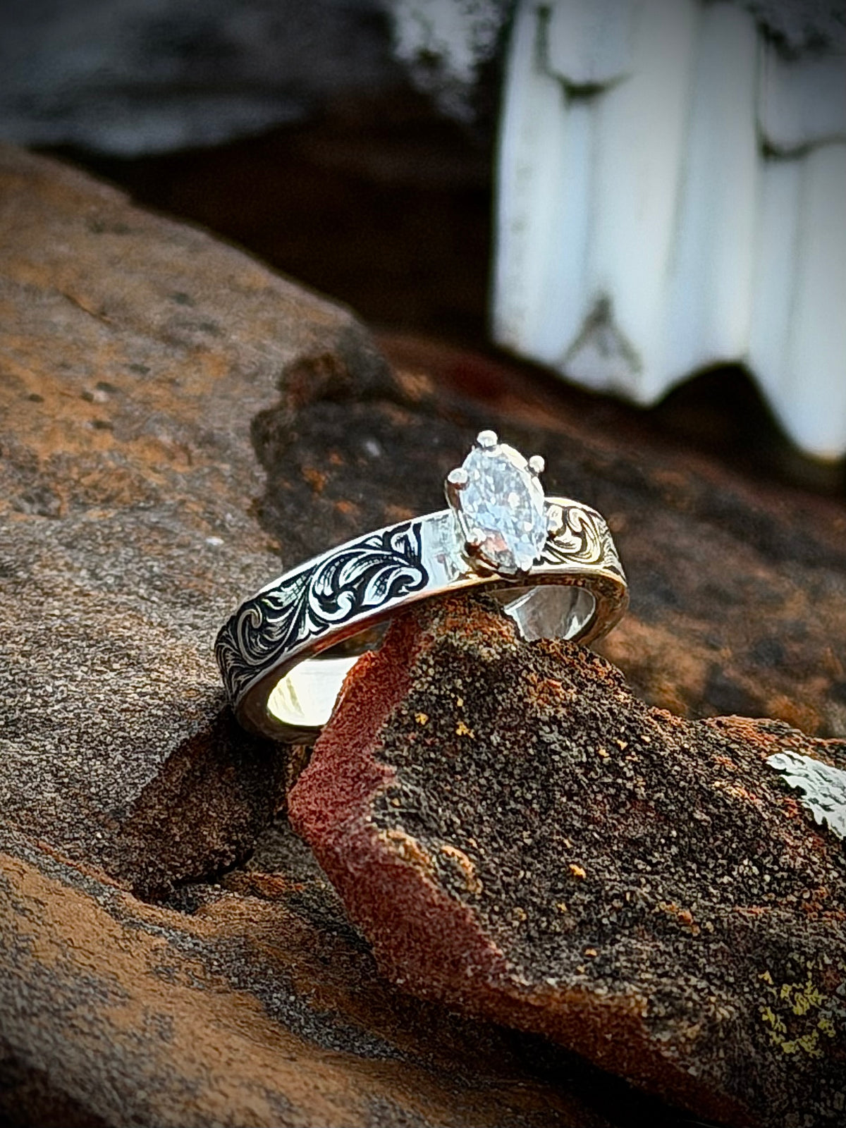 Moissanite Solitaire (choose Size)