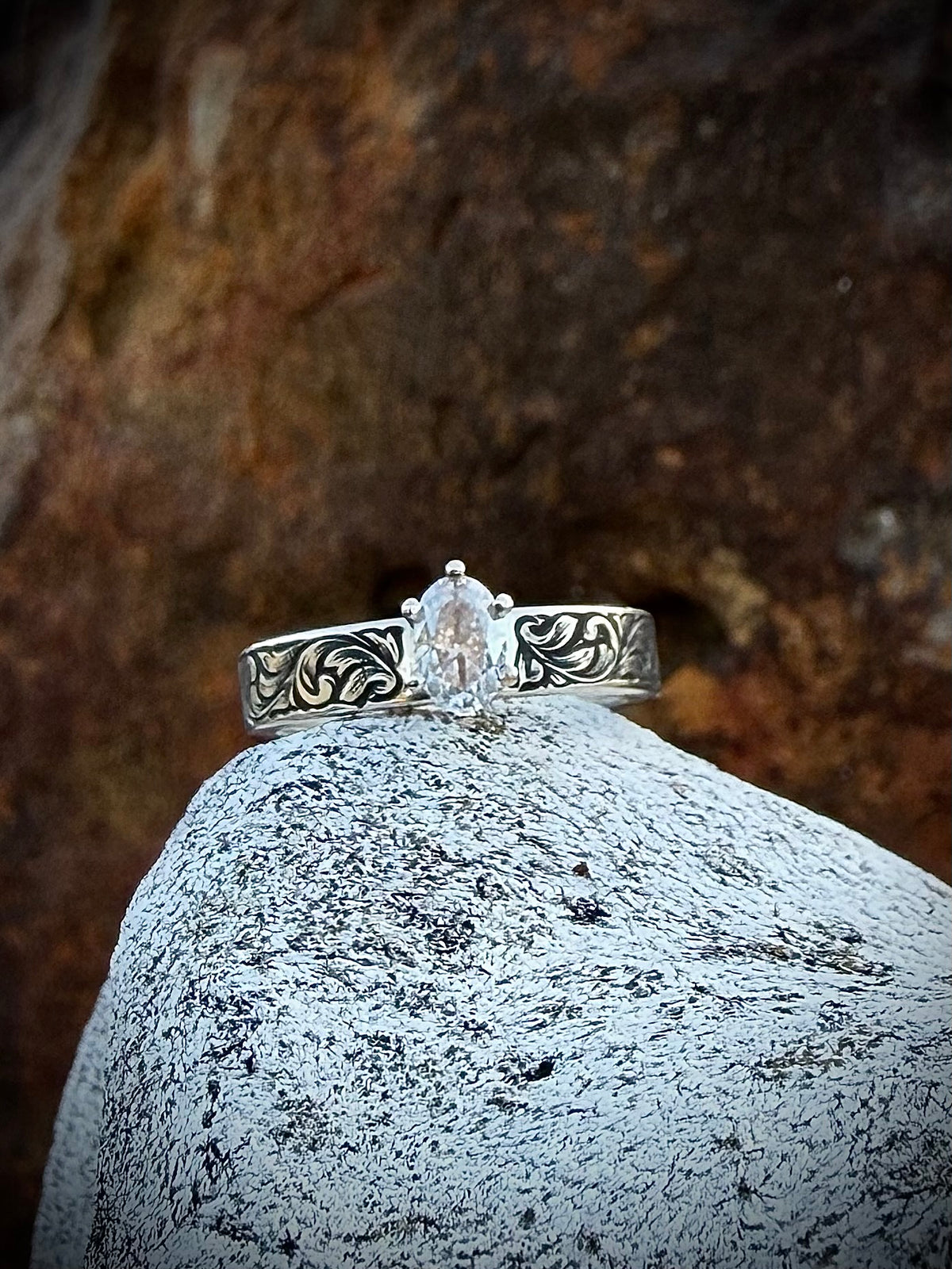 Moissanite Solitaire (choose Size)