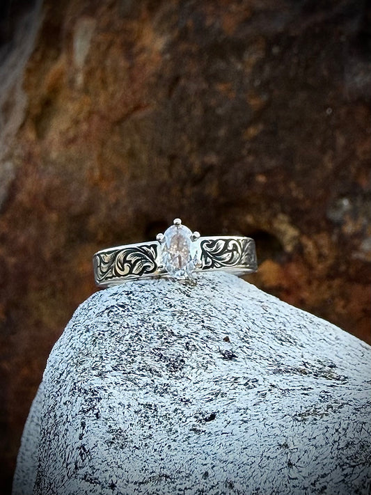 Moissanite Solitaire (choose Size)