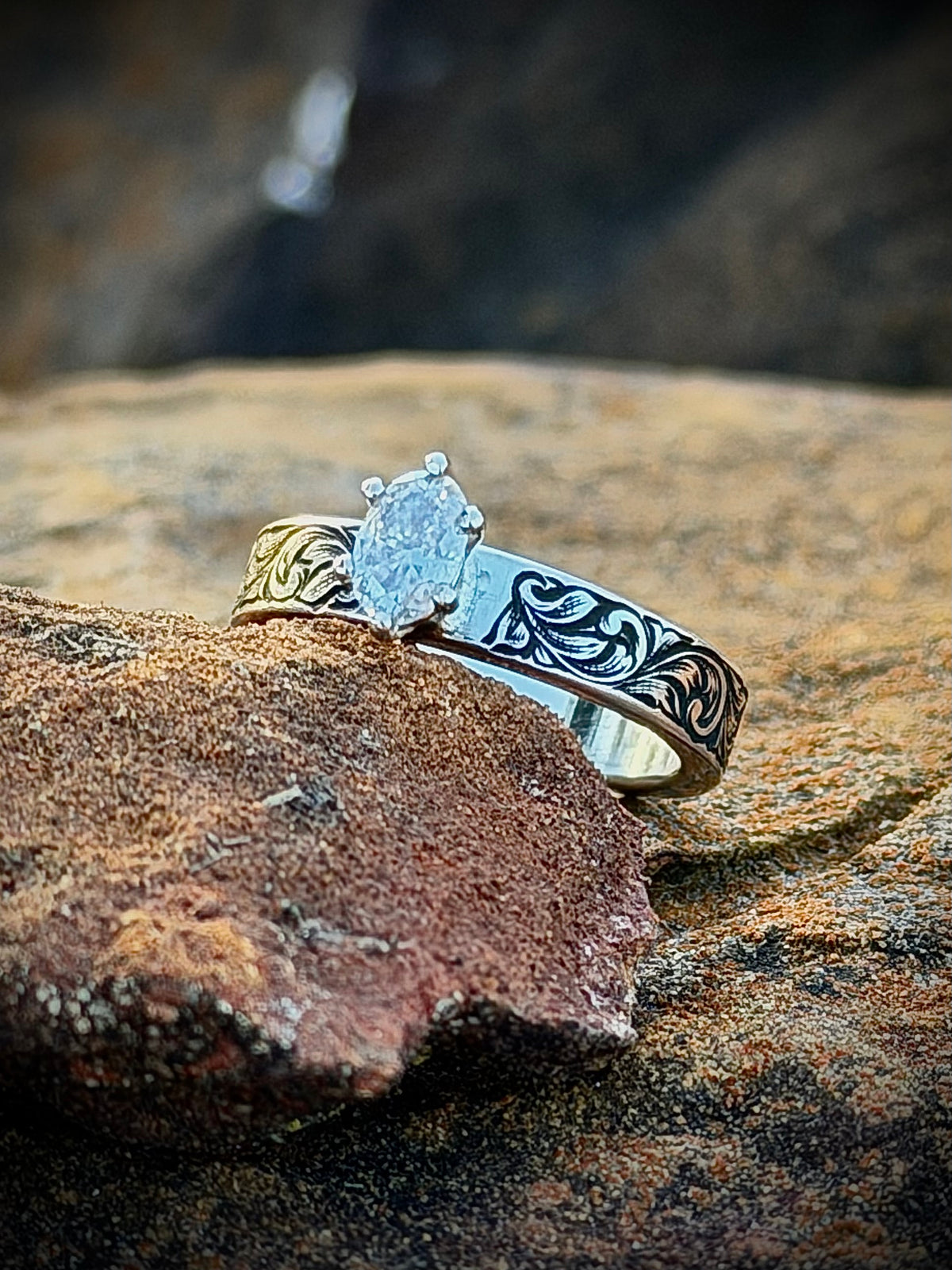 Moissanite Solitaire (choose Size)
