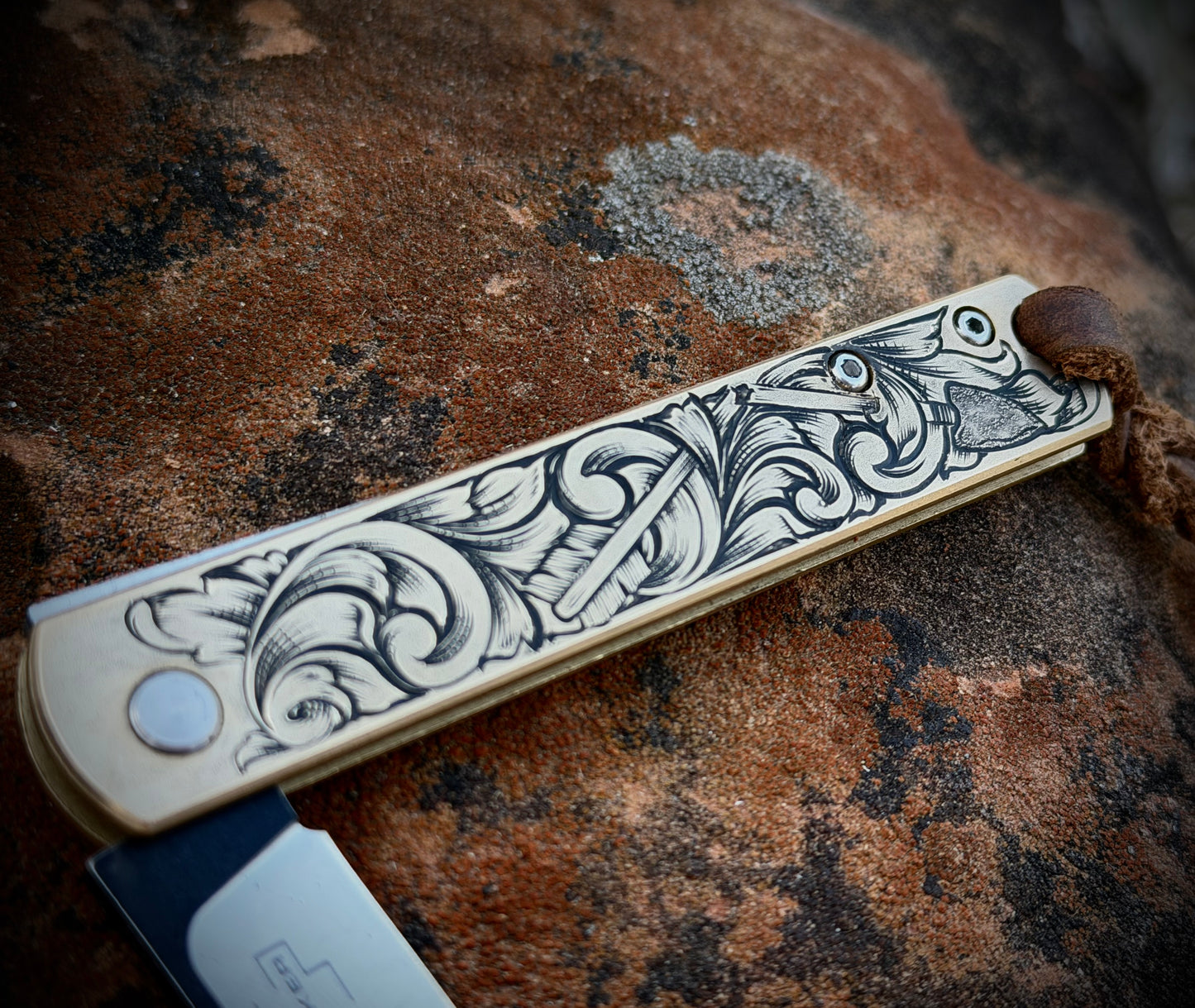 Boker Zenshin brass handle