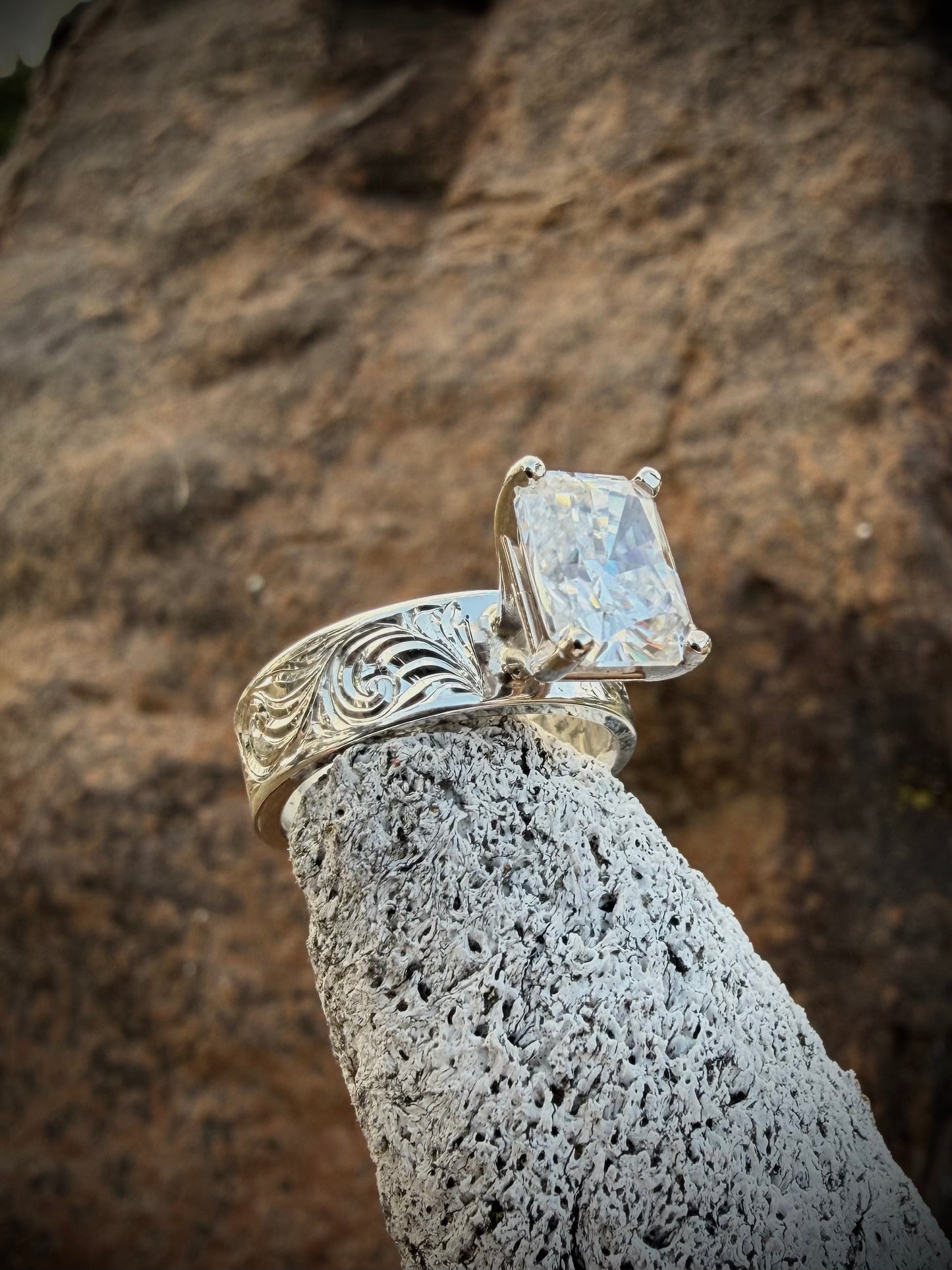 Moissanite Solitaire Size 6