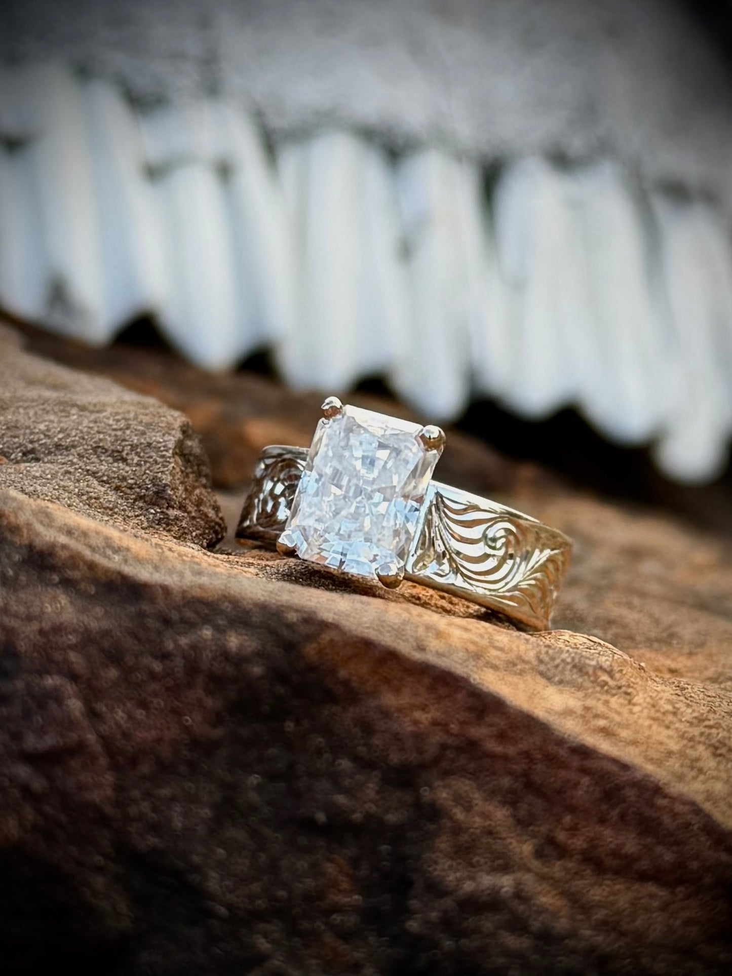 Moissanite Solitaire Size 6