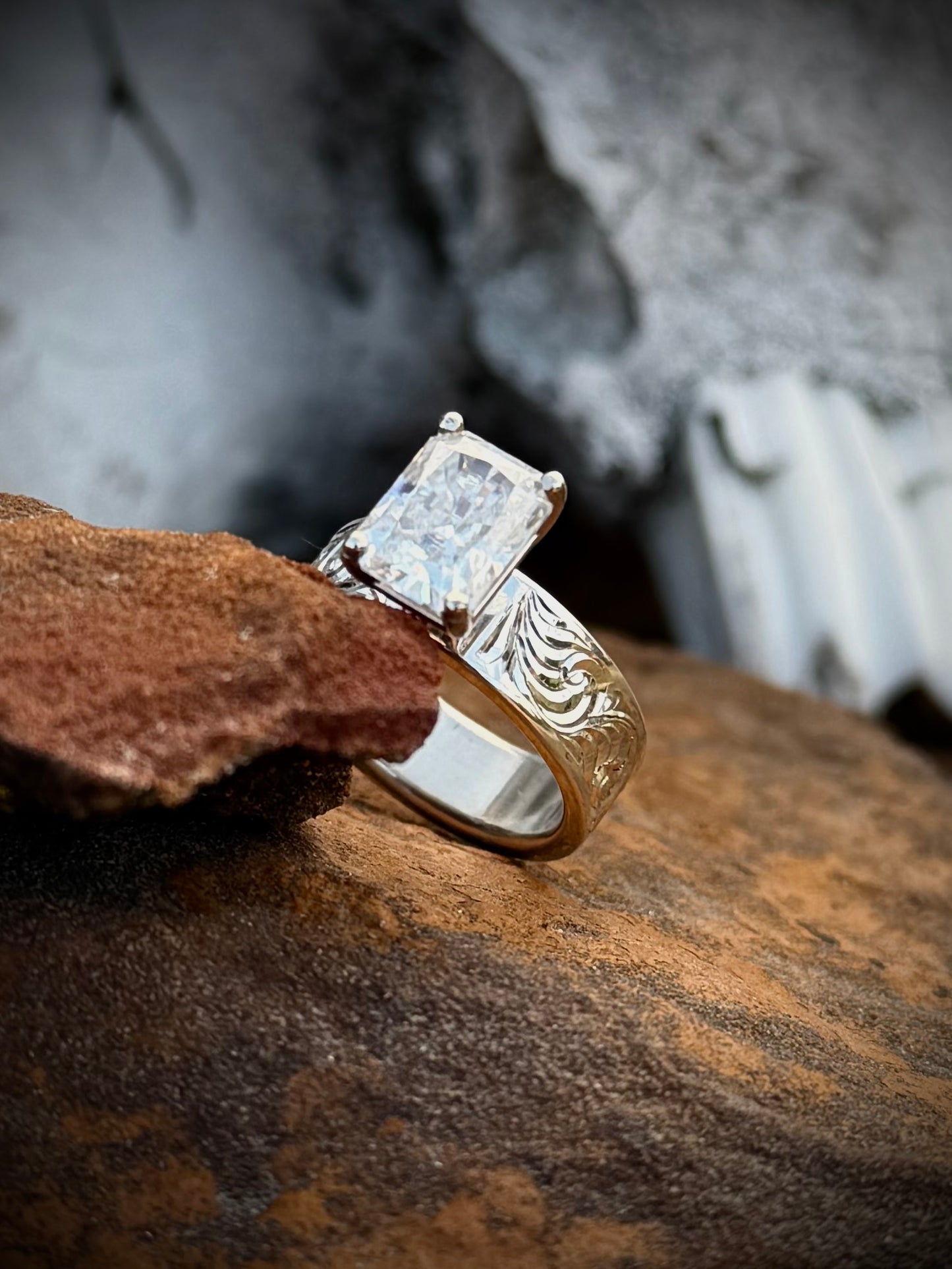 Moissanite Solitaire Size 6