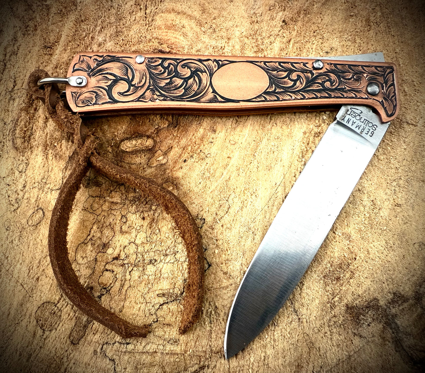 German Otter Knife Carbon Steel (customizeable)