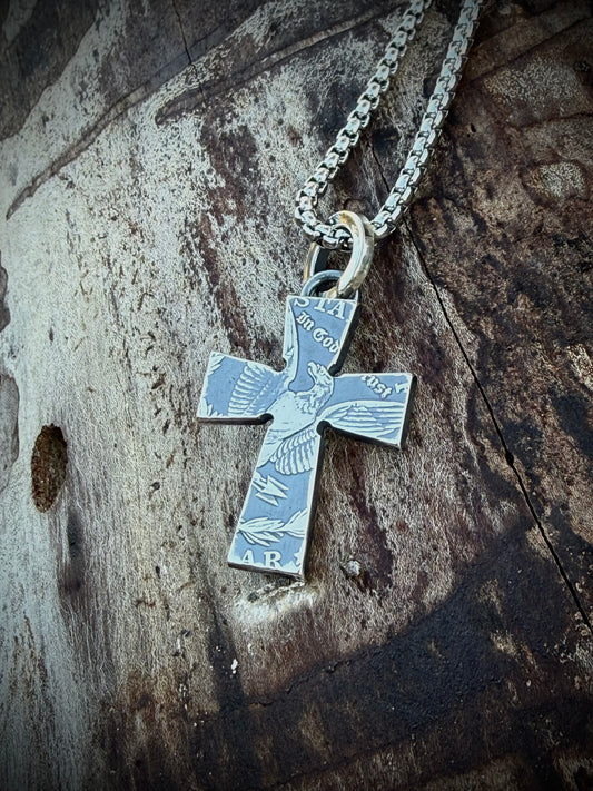 Silver Dollar Cross