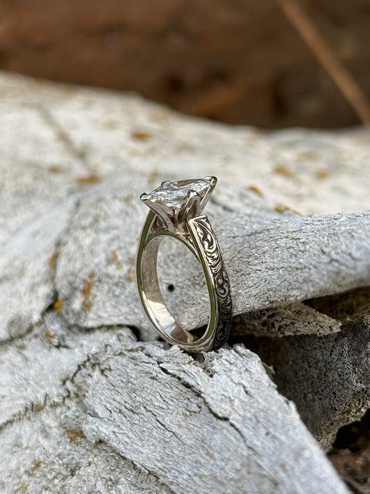 Diamond Engagement Ring Sz 6