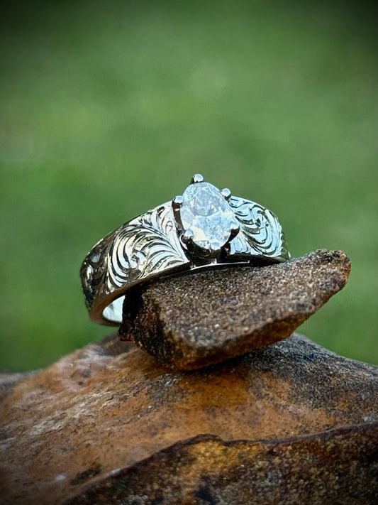 Engagement Ring Sz 7.5
