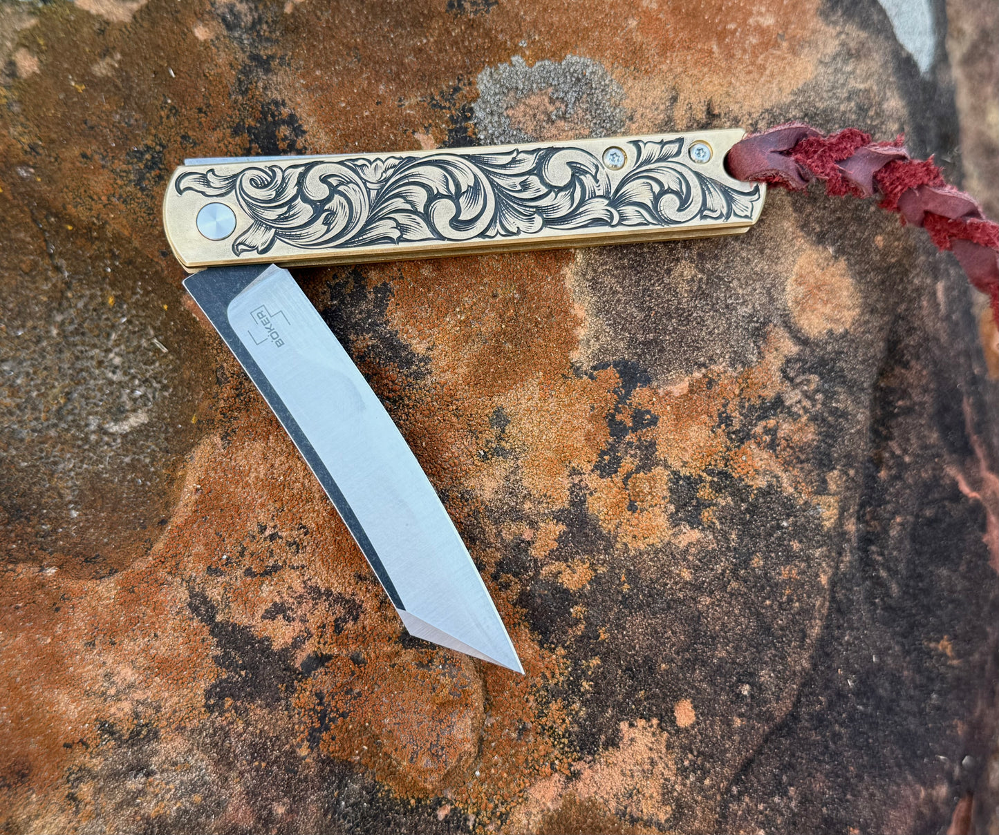 Boker Zenshin brass handle