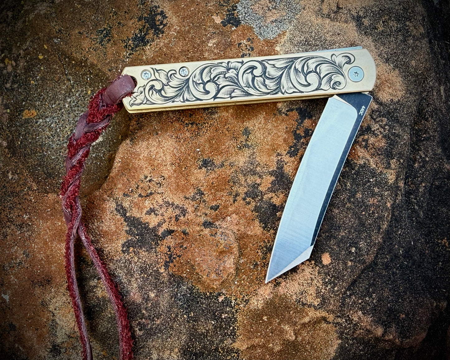 Boker Zenshin brass handle