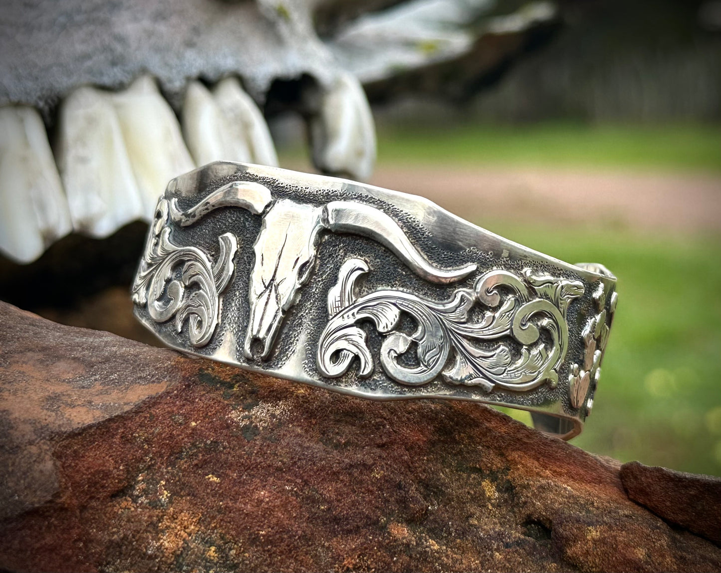 Longhorn Sterling Cuff