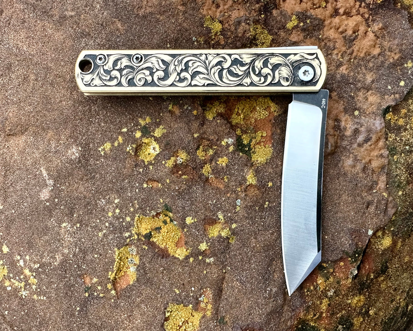 Boker Zenshin brass handle