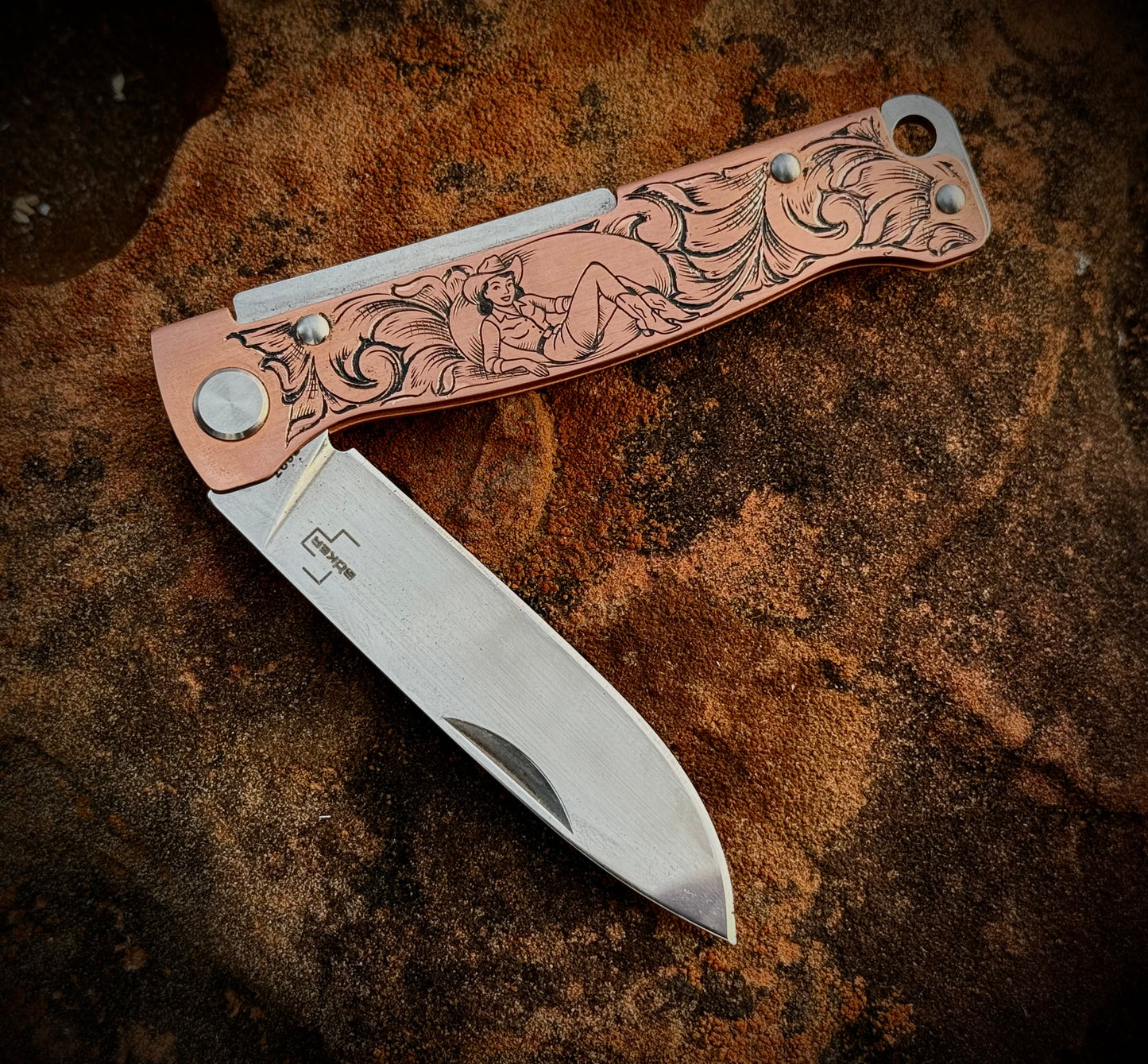 German Boker Folding Knife