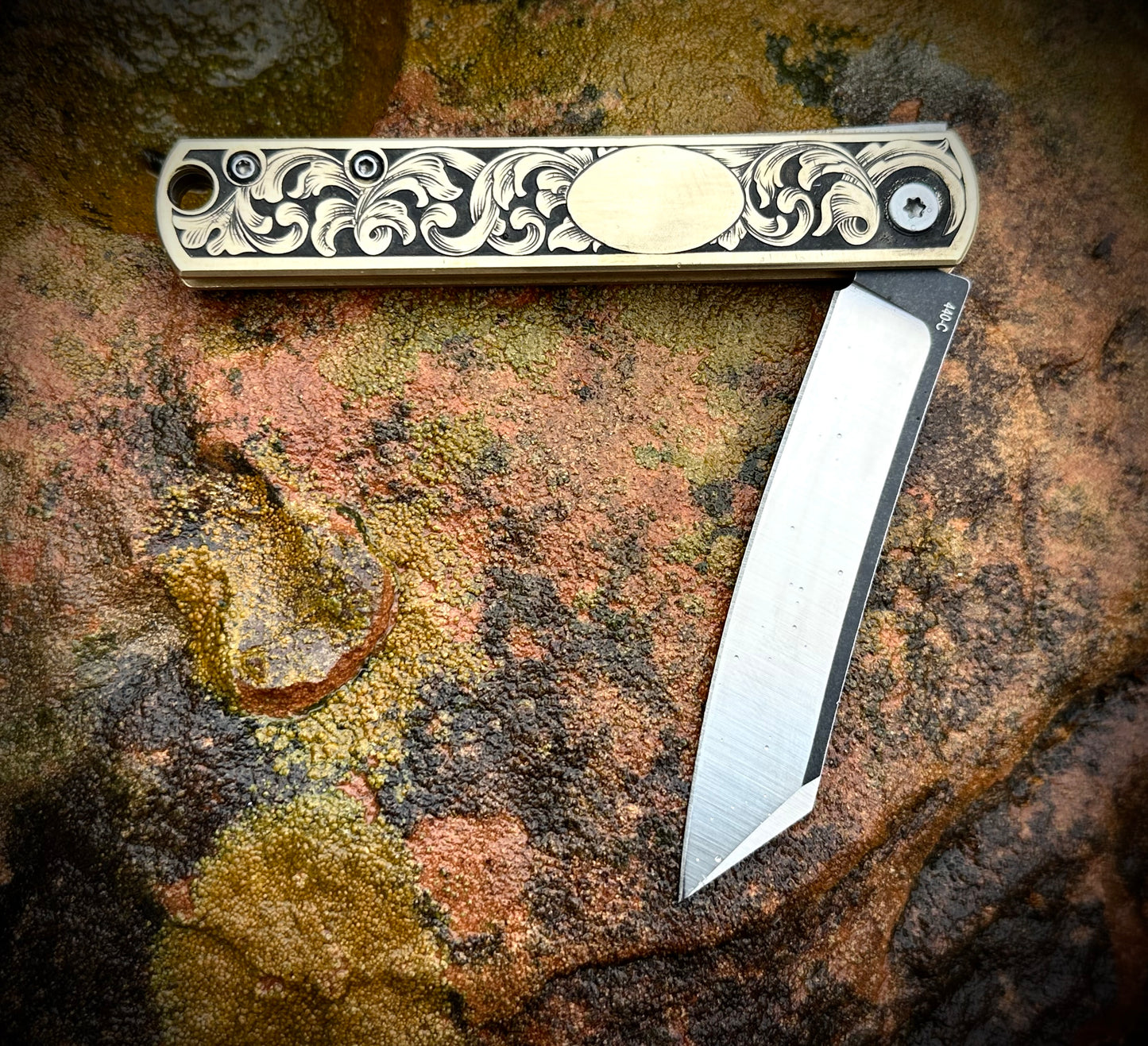 Boker Zenshin brass handle